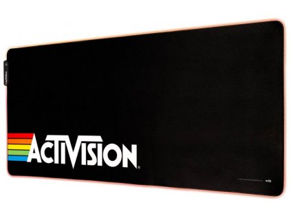 PODLOŽKA HERNÍ|ACTIVISION  LOGO|LED SVÍCENÍ|90 x 40 cm