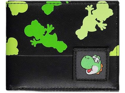 PENĚŽENKA OTEVÍRACÍ|NINTENDO  SUPER MARIO YOSHI|10 x 9 x 2 cm