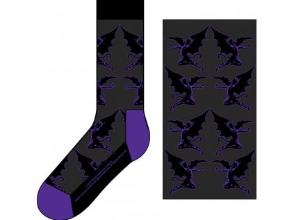 PONOŽKY PÁNSKÉ|BLACK SABBATH  DEMONS|40-45 EU