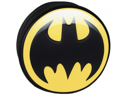BATOH DĚTSKÝ 3D|DC COMICS|BATMAN  LOGO|30 x 30 x 9 cm