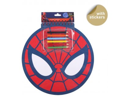 BLOK S PASTELKAMI|MARVEL|SPIDERMAN  SPIDERMAN FACE|30 x 25 cm