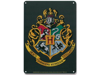 CEDULE NA ZEĎ A5|HARRY POTTER  HOGWARTS LOGO|15 x 21 cm