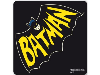 TÁCEK POD SKLENICE|JEDNOTLIVĚ  DC COMICS|BATMAN BAT