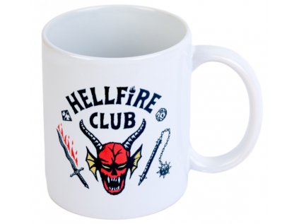 HRNEK KERAMICKÝ|STRANGER THINGS  350 ml|HELLFIRE CLUB