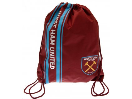 PYTLÍK GYM BAG|WEST HAM UNITED FC  HAMMERS LONDON|40 x 33 cm