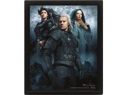 OBRÁZEK 3D|26 x 20 cm  THE WITCHER|CONNECTED BY FATE