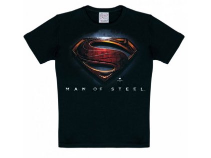 TRIČKO DĚTSKÉ/SUPERMAN  MAN OF STEEL/ČERNÉ