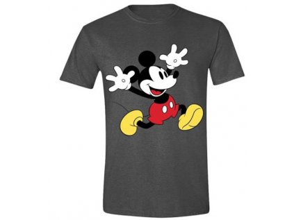 TRIČKO PÁNSKÉ/DISNEY  MICKEY MOUSE/ŠEDÉ