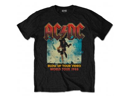 TRIČKO DĚTSKÉ|AC/DC  BLOW UP YOUR VIDEO|ČERNÉ|7-8 LET