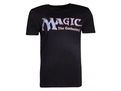 TRIČKO PÁNSKÉ|MAGIC: THE GATHERING  MAGIC LOGO|ČERNÉ