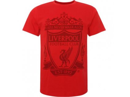 TRIČKO PÁNSKÉ|LIVERPOOL FC  CREST|ČERVENÉ