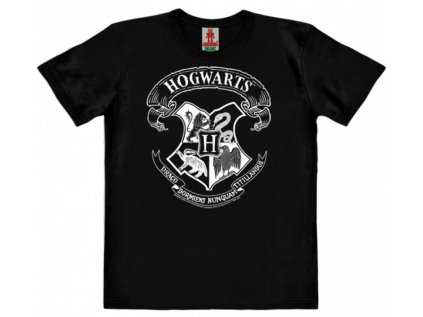 TRIČKO DĚTSKÉ|HARRY POTTER  HOGWARTS CREST|ČERNÉ