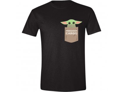 TRIČKO DĚTSKÉ|THE MANDALORIAN  BABY YODA CARGO POCKET