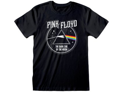 TRIČKO PÁNSKÉ|PINK FLOYD  DSOTM RETRO|ČERNÉ|VELIKOST (2XL)