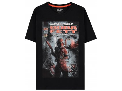 TRIČKO PÁNSKÉ|STAR WARS  BOBA FETT|THE LEGEND|ČERNÉ (L)