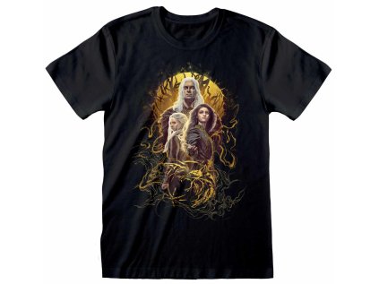 TRIČKO PÁNSKÉ|THE WITCHER  TRIO POSTER|ČERNÉ|VELIKOST (M)