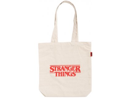 TAŠKA SHOPPING|STRANGER THINGS  LOGO|37 x 39 x 10 cm