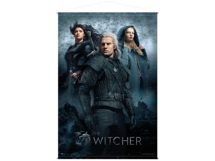 VLAJKA NA ZEĎ|BANNER|THE WITCHER  CHARACTERS|70 x 100 cm