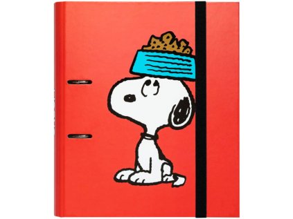 KROUŽKOVÝ POŘADAČ|SNOOPY  PREMIUM|DOG FOOD|28 x 32 x 4 cm