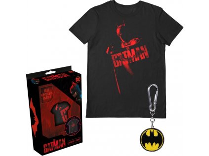 TRIČKO PÁNSKÉ SET2|DC COMICS  BATMAN|KEY ART|ČERNÉ|VELIKOST (XL)