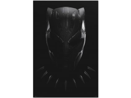 PLAKÁT 61 x 91,5 cm|MARVEL  BLACK PANTHER|WAKANDA FOREVER|MASK