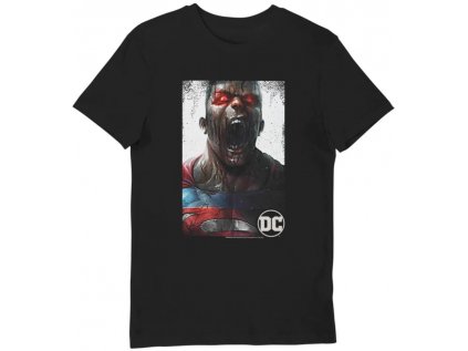 TRIČKO PÁNSKÉ|DC COMICS  SUPERMAN|ČERNÉ|VELIKOST (XL)