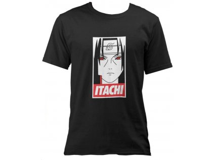 TRIČKO PÁNSKÉ|NARUTO  ITACHI|ČERNÉ