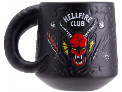 HRNEK KERAMICKÝ 3D|STRANGER THINGS  400 ml|HELLFIRE CLUB DEMON