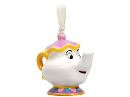 DEKORACE KERAMICKÁ 3D|DISNEY  BEAUTY AND THE BEAST|MRS POTTS