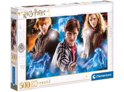 PUZZLE 500 KUSŮ|HARRY POTTER  EXPECTO PATRONUM|49 x 36 cm