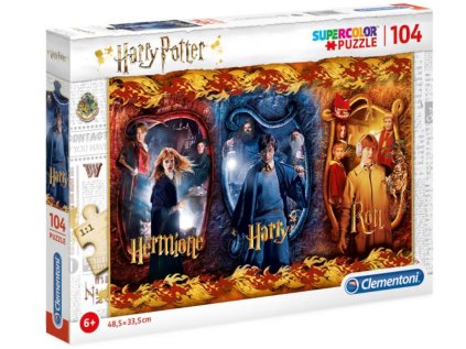 PUZZLE 104 KUSŮ|HARRY POTTER  MAIN CHARACTERS|48,5 x 33,5 cm