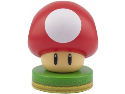 FIGURKA SVÍTÍCÍ|SUPER MARIO  MUSHROOM WITH RED HAT