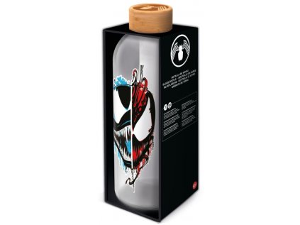 LÁHEV NA PITÍ SKLO|MARVEL  1030 ml|VENOM|DOUBLE FACE