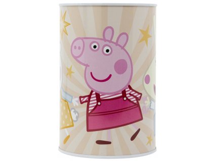 POKLADNIČKA KOVOVÁ|PEPPA PIG  PEPPA AND MISS RABBIT