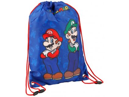 PYTLÍK GYM BAG|SUPER MARIO  MARIO AND LUIGI|29 x 40 cm