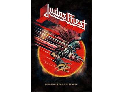 PLAKÁT 61 x 91,5 cm|JUDAS PRIEST  SCREAMING FOR VENGEANCE