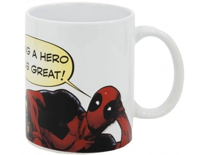 HRNEK KERAMICKÝ|MARVEL|DEADPOOL  315 ml|BEING A HERO