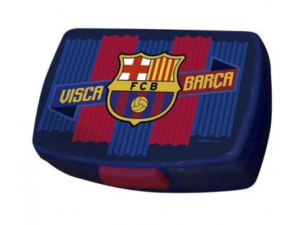 BOX NA SVAČINU|BARCELONA FC  PLASTOVÝ|17 x 13,5 x 6,5 cm