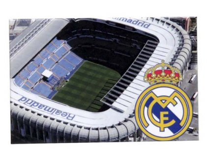 MAGNET KOVOVÝ|REAL MADRID FC  5,5 x 8 cm|STADION