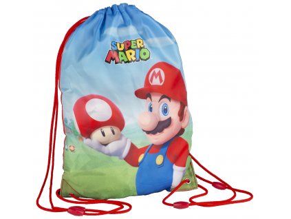 PYTLÍK GYM BAG|NINTENDO|SUPER MARIO  MARIO & LUIGI|29 x 40 cm