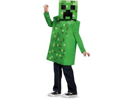 KOSTÝM|MINECRAFT  CREEPER|VELIKOST 10-12 let
