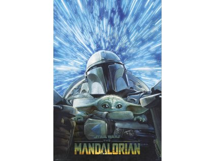 PLAKÁT 61 x 91,5 cm|STAR WARS  THE MANDALORIAN|HYPERSPACE