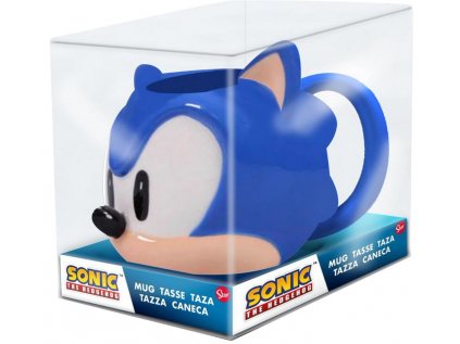 HRNEK KERAMICKÝ 3D|SONIC  475 ml|THE HEDGEHOG