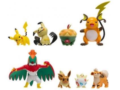 FIGURKA SBĚRATELSKÁ|SET 8 KUSŮ  POKÉMON|MULTIPACK