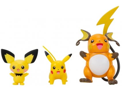 FIGURKA SBĚRATELSKÁ|SET 3 KUSŮ  POKÉMON|EVOLUTION MULTIPACK