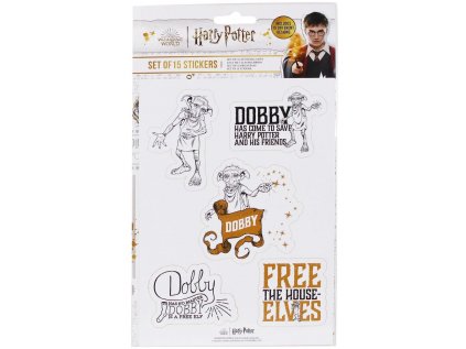 NÁLEPKY SET 3 LISTY|HARRY POTTER  DOBBY