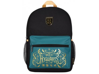 BATOH|HARRY POTTER  BLACK & TEAL|26 x 37 x 14 cm