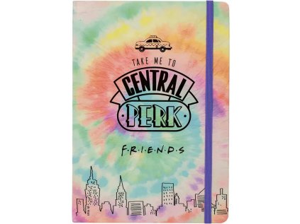 BLOK|ZÁPISNÍK A5|FRIENDS  TAKE TO CENTRAL PERK|14,8 x 21 cm