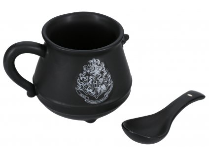 HRNEK KERAMICKÝ|KOTLÍK|HARRY POTTER  500 ml|CAULDRON|HRNEK-LŽÍCE