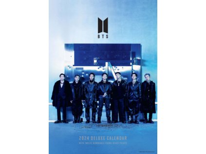 KALENDÁŘ 2024 DELUXE|HUDBA  BTS|BANGTAN BOYS (29,7 x 42 cm) A3